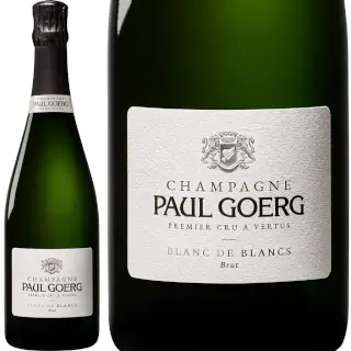 Champagne Paul Goerg : Champagne Paul Goerg - Blanc de Blanc Brut. Premier Cru à Vertus. 100 % Chardonnay. Bouteille 75 cl.