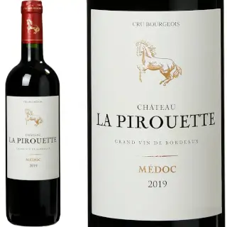 Ch. La Pirouette 2019 - Médoc : Château La Pirouette 2019. AOC Médoc. 50% Cabernet Sauvignon, 45% Merlot, 5% Petit Verdot. Bouteille 75 cl.