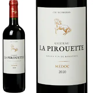Ch. La Pirouette 2020 - Médoc : Château La Pirouette 2020. AOC Médoc. 50% Cabernet Sauvignon, 45% Merlot, 5% Petit Verdot. Bouteille 75 cl.
