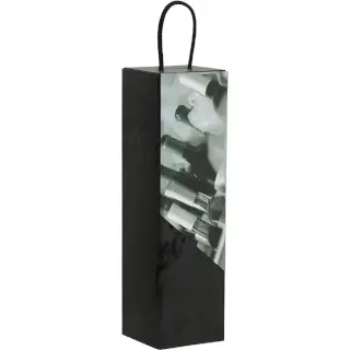Coffret 1 Bouteille Champagne : Coffret décor pour 1 bouteille de Champagne (10cm × 10cm × 33cm)