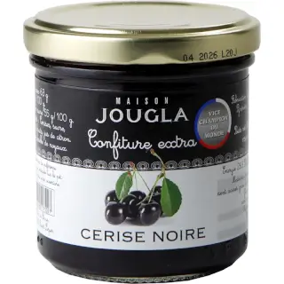 Confiture de Cerise Noire 175g : Confiture de Cerise Noire - Maison Jougla 175g Pot 175g