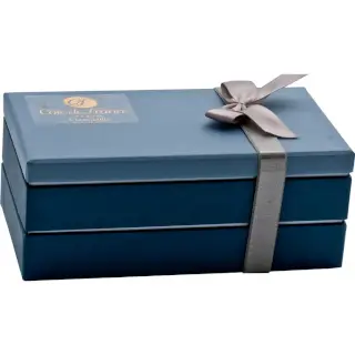 Ecrin de Chocolats 340g : Assortiments de chocolats de la maison Côte de France. Écrin double 340g
