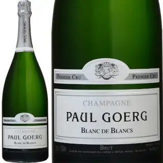 Magnum Champagne : Champagne Paul Goerg - Blanc de Blanc Brut. Premier Cru à Vertus. 100 % Chardonnay. Magnum 150 cl.