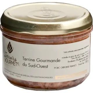 Terrine Gourmande du Sud Ouest - 180g : Terrine Gourmande du Sud Ouest Terroir Gourmet Verrine 180g