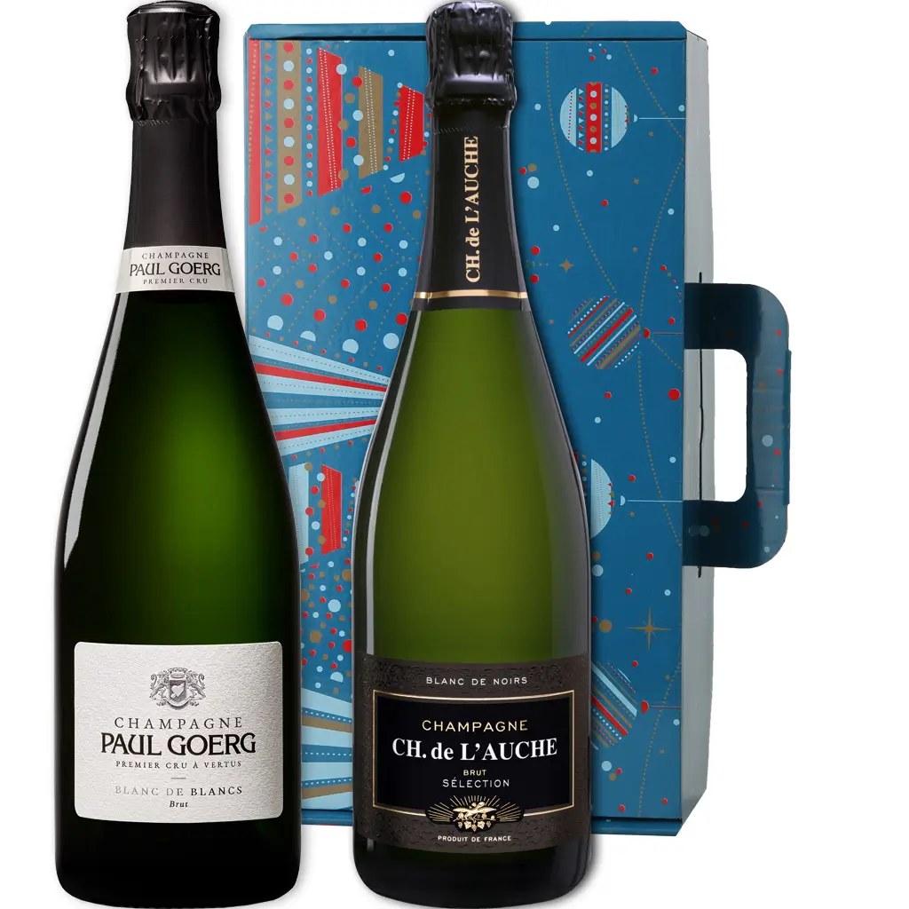 un champagne Paul Goerg et un champagne Ch. de l'Auche