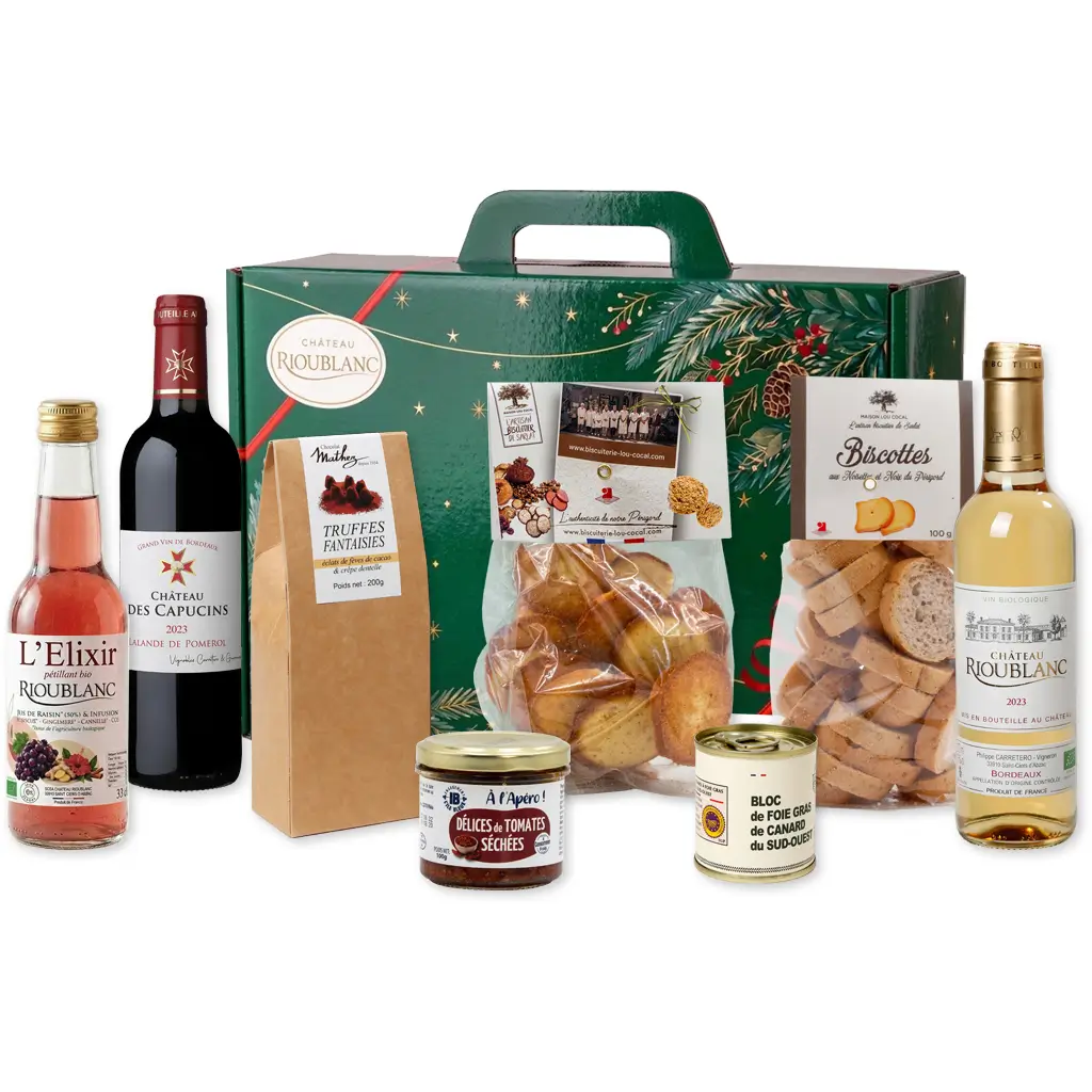 coffret gastronomique chocolat fin, foie gras entier et moelleux