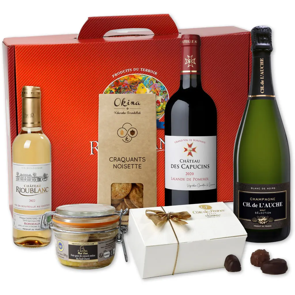 Coffret gourmand de Noël  côté salé