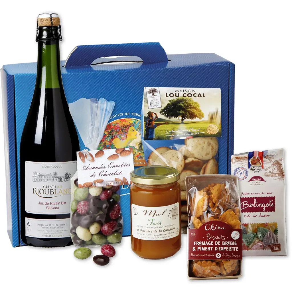 Panier & coffret gourmand sans alcool à offrir