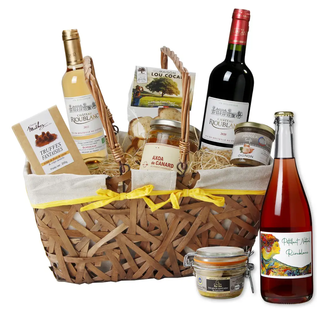 Panier gourmand du Sud-Ouest - Produits salés du Gers - Coffret cadeau