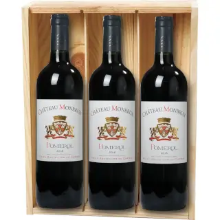 Bouteille Château Monbrun 2016 AOC Pomerol grand vin de Bordeaux