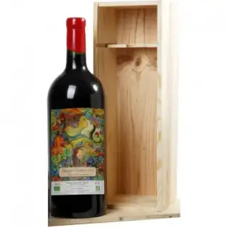 Jeroboam (5L) : Bordeaux 2015 Bio : Jearoboam (5L) Vin rouge de Bordeaux BIO (AOC) dans sa caisse bois. 2015, millésime d'exception, pour un cadeau qui fera forte impression.