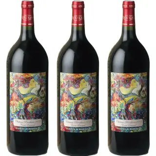 Magnum Rioublanc Bordeaux rouge supérieur 2018 et caisse bois