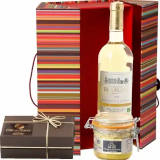 coffret gastronomique chocolat fin, foie gras entier et moelleux