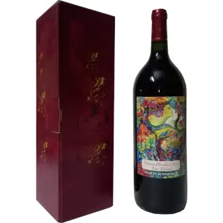 Magnum Rioublanc Bordeaux rouge supérieur 2018 et caisse bois